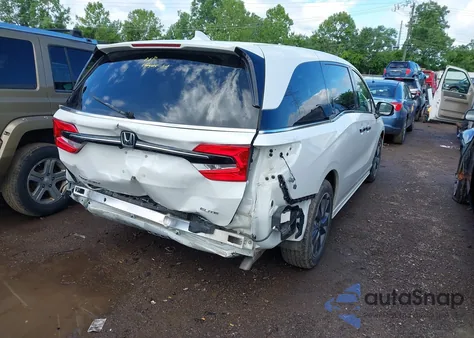 2022 Honda Odyssey Elite from USA, damaged, VIN 5FNRL6H91NB058941